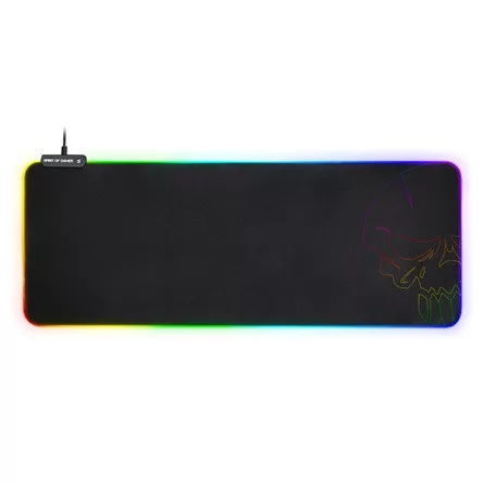 Spirit of Gamer Egérpad - RGB Large (RGB háttérvilágítás, 800 x 300 x 4mm; fekete)