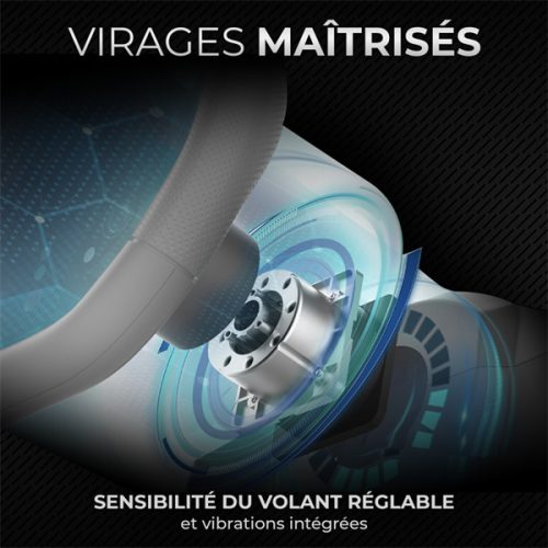 Spirit of Gamer Kormány - RACE WHEEL PRO 5 (kormány+pedálok, PC / PS4/5 / XBOX X/S/One kompatibilis, fekete)