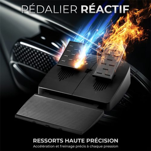 Spirit of Gamer Kormány - RACE WHEEL PRO 5 (kormány+pedálok, PC / PS4/5 / XBOX X/S/One kompatibilis, fekete)