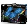 Spirit of Gamer Notebook Hűtőpad 17"-ig - AIRBLADE 500 RGB (25dB; 4x12cm, RGB, 2xUSB2.0)