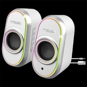   Spirit of Gamer Hangszóró 2.0 - Fanatic 500 Arctic (PC/Mac, Bluetooth/3,5mm Jack, fehér)