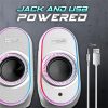 Spirit of Gamer Hangszóró 2.0 - Fanatic 500 Arctic (PC/Mac, Bluetooth/3,5mm Jack, fehér)
