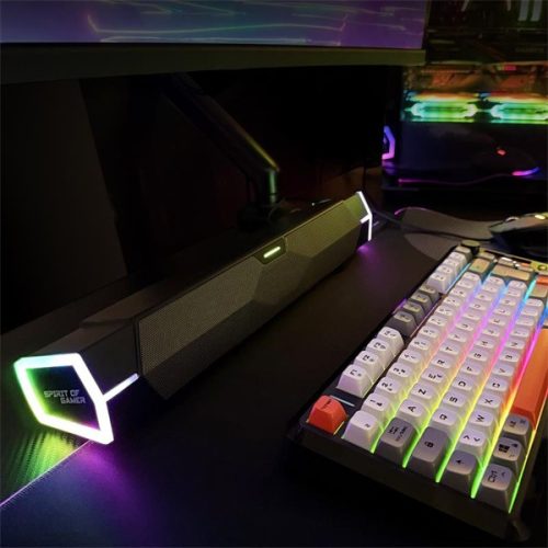 Spirit of Gamer Hangszóró 2.0 - Fanatic 200 (Multiplatform, Bluetooth/USB, fekete)