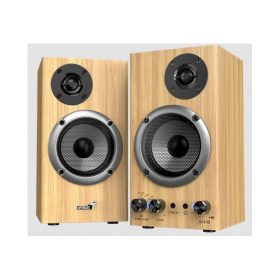   GENIUS 2.0 Hangszóró SP-HF520BT Jack 20 Watt Fa színű, Bluetooth