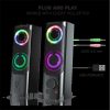 Advance Hangszóró - SOUNDPHONICS RGB 6W RMS (2.0, 3,5mm Jack, RGB, fekete)