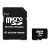 SILICON POWER Micro SD Card 1GB with SD Adapter