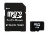 SILICON POWER Micro SD Card 1GB with SD Adapter