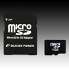 SILICON POWER Micro SD Card 1GB with SD Adapter