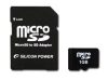 SILICON POWER Micro SD Card 1GB with SD Adapter