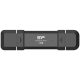 Silicon Power 1TB DS72 Dual USB-C/USB 3.2 Gen 2, Portable External SSD, Steam Deck and iPhone 15 Pro, R/W: up to 1050MB/s; 850MB/s, Black