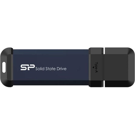 Silicon Power MS60 1TB USB3.2 Gen2 A M.2 2242 külső SSD kék-fekete