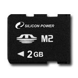 SILICON POWER M2 Card 2GB with M2 Adapter
