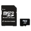 SILICON POWER Memória - Flash kártyák SILICON POWER NAND Flash miniSD 2048MB x 1 45x, 1pcs with SD Adaptor
