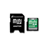 SILICON POWER Mini SD 2GB 80X (Hi-Speed)