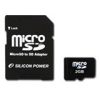 SILICON POWER Micro SD Card 2GB with SD Adapter