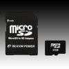 SILICON POWER Micro SD Card 2GB with SD Adapter