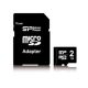 SILICON POWER 2GB,microSD Card,Retailwith Adapter+SP logo