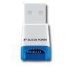 SILICON POWER Card Reader (Micro SD/Micro SDHC), USB 2.0, White/Blue