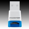 SILICON POWER Card Reader (Micro SD/Micro SDHC), USB 2.0, White/Blue