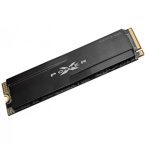 Silicon Power XD80 2TB SSD PCIe Gen 3x4 PCIe Gen3x4 & NVMe 1.3, Heatsink, SLC & DRAM Cache - Max 3400/3000 MB/s