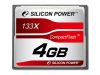 SILICON POWER Memória - Flash kártyák SILICON POWER NAND Flash Compact Flash 4096MB x 1 133x, 1pcs