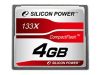 SILICON POWER Memória - Flash kártyák SILICON POWER NAND Flash Compact Flash 4096MB x 1 133x, 1pcs