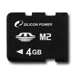 SILICON POWER M2 Card 4GB with M2 Adapter