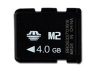 SILICON POWER Memória - Flash kártyák SILICON POWER NAND Flash Memory Stick Micro M2 4096MB, 1pcs