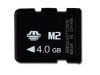 SILICON POWER Memória - Flash kártyák SILICON POWER NAND Flash Memory Stick Micro M2 4096MB, 1pcs