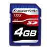 SILICON POWER Memória - Flash kártyák SILICON POWER NAND Flash Secure Digital 4096MB x 1 133x, 1pcs