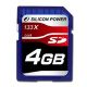 SILICON POWER Memória - Flash kártyák SILICON POWER NAND Flash Secure Digital 4096MB x 1 133x, 1pcs