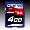 SILICON POWER Memória - Flash kártyák SILICON POWER NAND Flash Secure Digital 4096MB x 1 133x, 1pcs