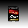 SILICON POWER Memória - Flash kártyák SILICON POWER NAND Flash Secure Digital High Capacity 4096MB x 1 150x for PDA, MP3 digital devices with SDHC mark, 1pcs