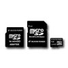 SILICON POWER Micro SDHC Card 4GB (Class 2) with Two Adapters