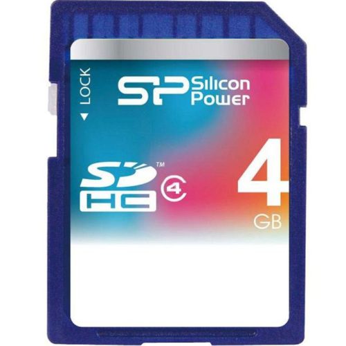 SILICON POWER Micro SDHC Card 4GB (Class 4) without SD Adapter