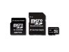 SILICON POWER Micro SDHC Card 4GB (Class 4) with Two Adapters