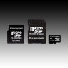 SILICON POWER Micro SDHC Card 4GB (Class 4) with Two Adapters