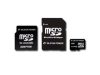 SILICON POWER Micro SDHC Card 4GB (Class 4) with Two Adapters