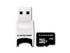 SILICON POWER Memória - Flash kártyák SILICON POWER NAND Flash Micro SDHC 4GB Class 4, 1pcs with 2 in 1 Card Reader
