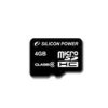 SILICON POWER Micro SDHC Card 4GB (Class 6) without SD Adapter