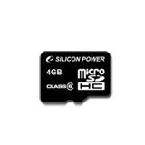 SILICON POWER Micro SDHC Card 4GB (Class 6) without SD Adapter