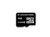 SILICON POWER Micro SDHC Card 4GB (Class 6) without SD Adapter