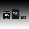 SILICON POWER Micro SDHC Card 4GB (Class 6) with Two Adapters