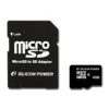 SILICON POWER Micro SDHC Card 4GB (Class 10) with SD Adapter