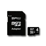 SILICON POWER Micro SDHC Card 4GB (Class 10) without SD Adapter