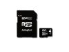 SILICON POWER Micro SDHC Card 4GB (Class 10) without SD Adapter