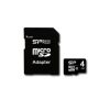 SILICON POWER Micro SDHC Card 4GB (Class 10) without SD Adapter