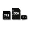 SILICON POWER Micro SDHC Card 4GB (Class 10) with Two Adapters
