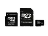 SILICON POWER Micro SDHC Card 4GB (Class 10) with Two Adapters