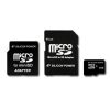 SILICON POWER Micro SDHC Card 4GB (Class 10) with Two Adapters
